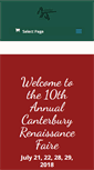 Mobile Screenshot of canterburyfaire.com